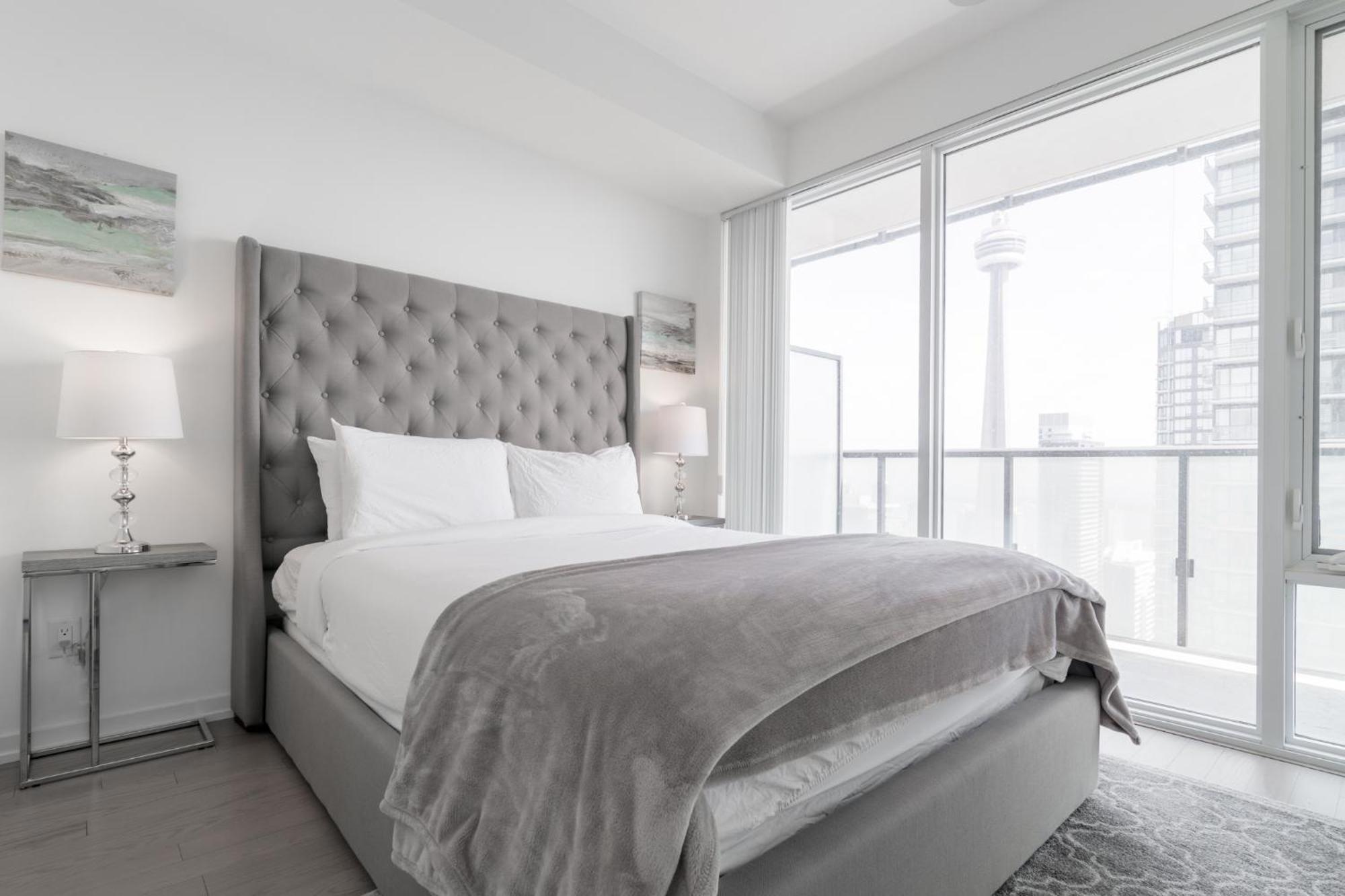 טורונטו 1Br Condo - City View, Near Cn Tower & Rogers Center מראה חיצוני תמונה
